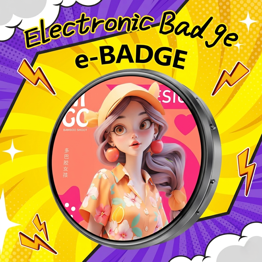 Electronics And Gadgets With Y - Crachá Digital Bluetooth com Luzes Neon