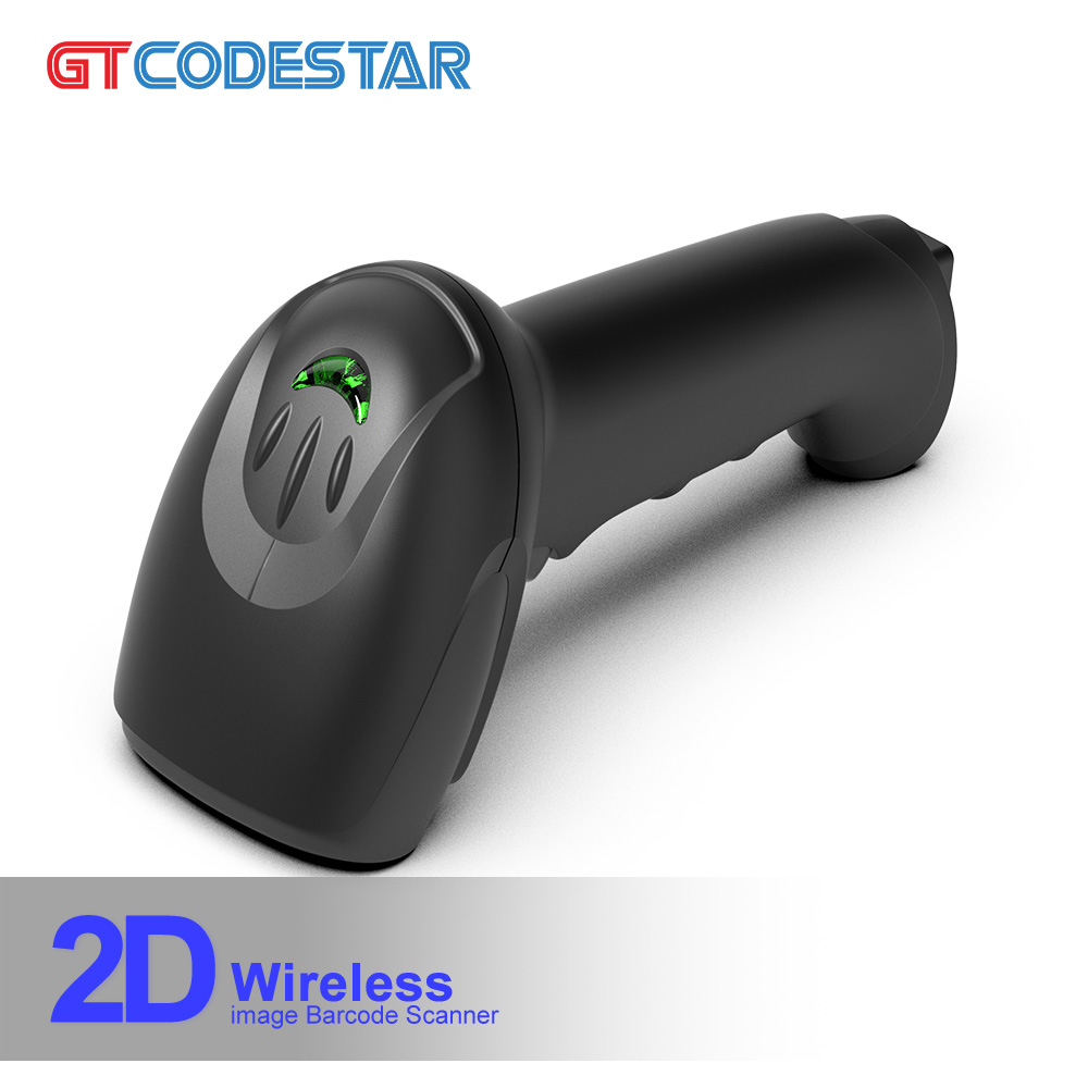 Barcode Scanner Wireless - Gtcodestar qr sem fio 1d 2d