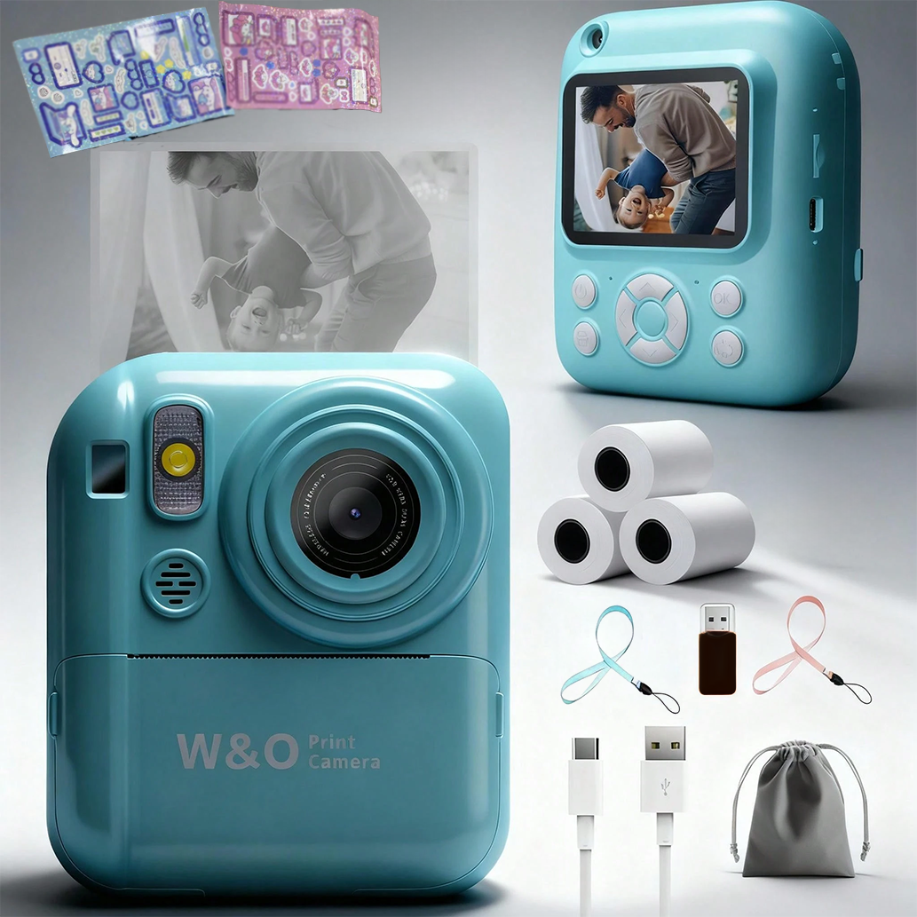 Electronics Gadgets Bag - Câmera Digital Instantânea com 3 Rolos