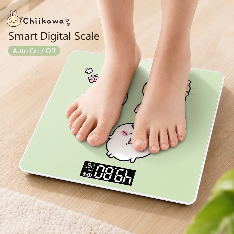 Body Fat Scale Smart - Balança de Gordura Corporal Inteligente Chiikawas,