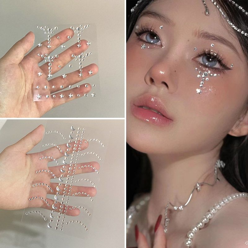 Electronics & Gadgets Starting With C - Adesivos Faciais de Strass em Formato