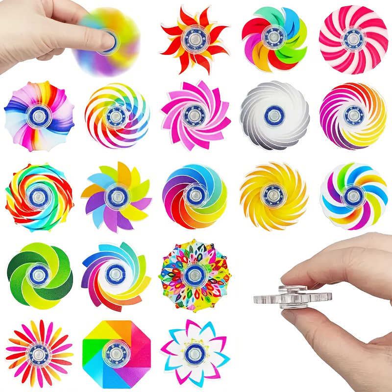 Electronics Gadgets Bag - 5/10/20pcs Mini Fidget Spinner Arco-Íris, Brinquedos