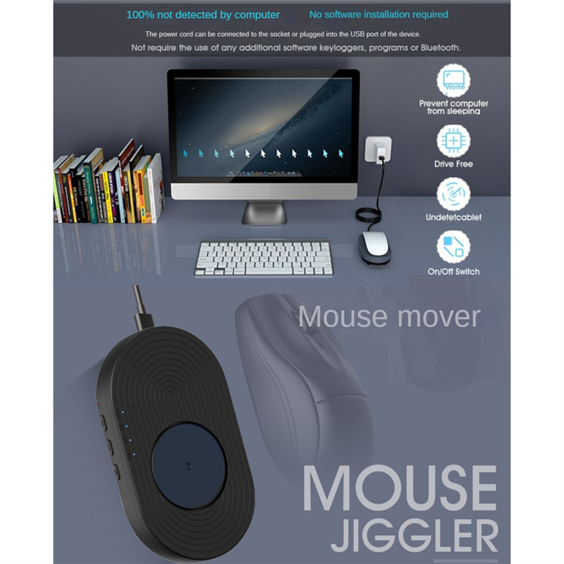 Auto Mouse Mover - 1 conjunto mouse mover indetectável mouse