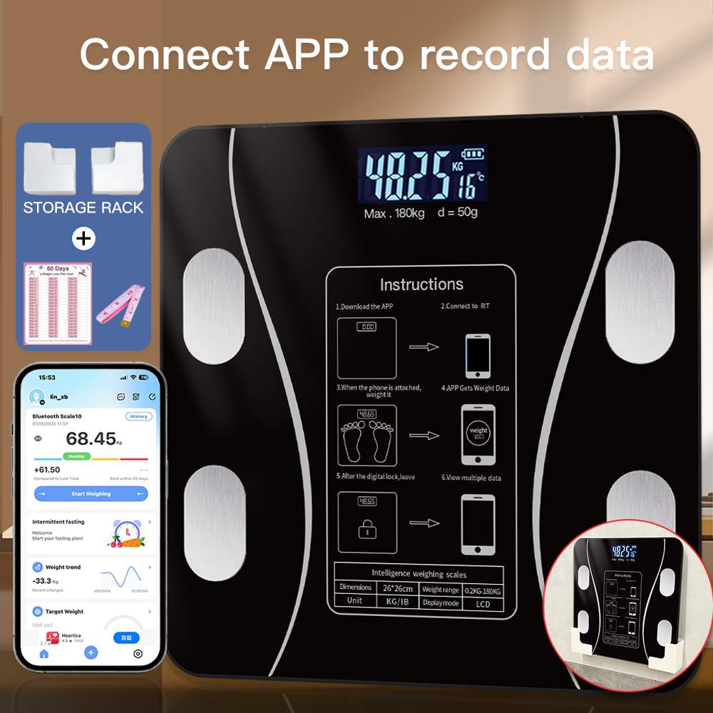 Body Fat Scale Smart - Conridel é uma balança inteligente de