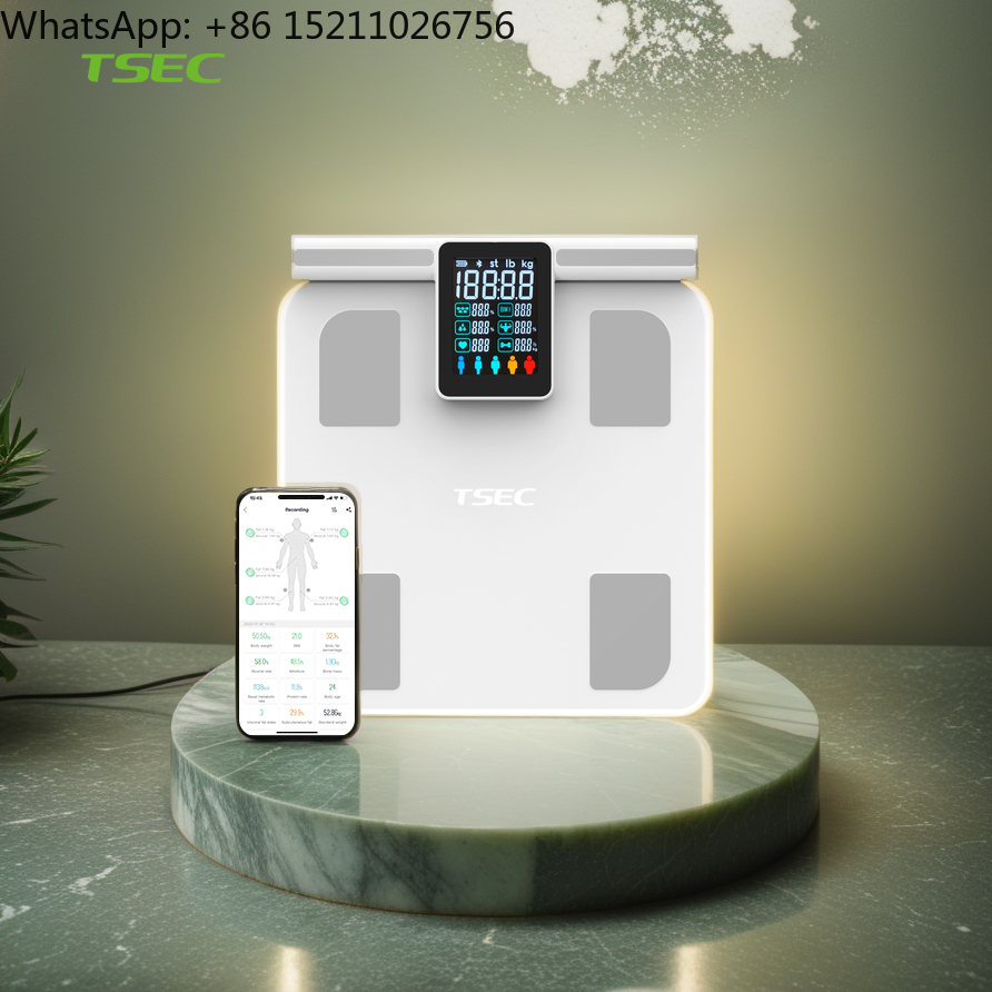 Body Fat Scale Smart - Balança Inteligente Digital de Dados Corporais