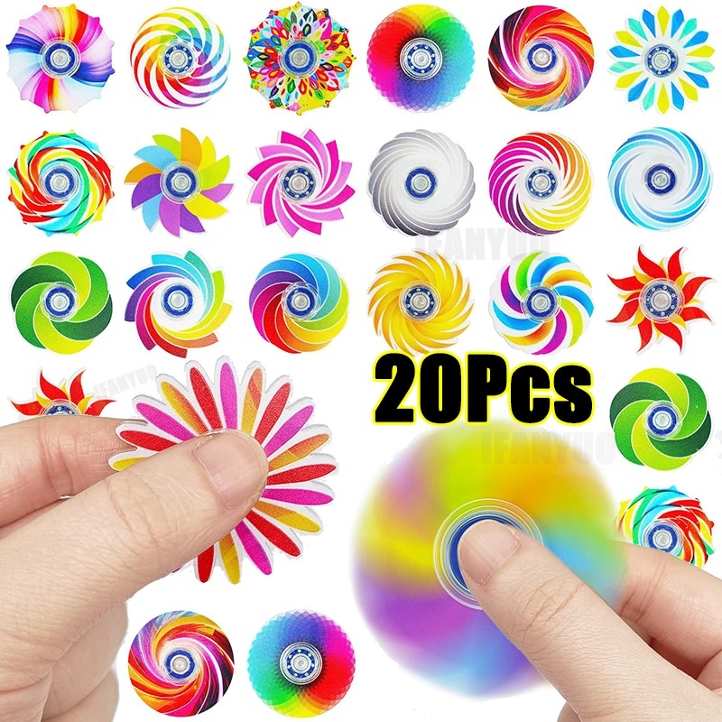 Electronics Gadgets Bag - 5-20 Peças Mini Fidget Spinner Arco-Íris