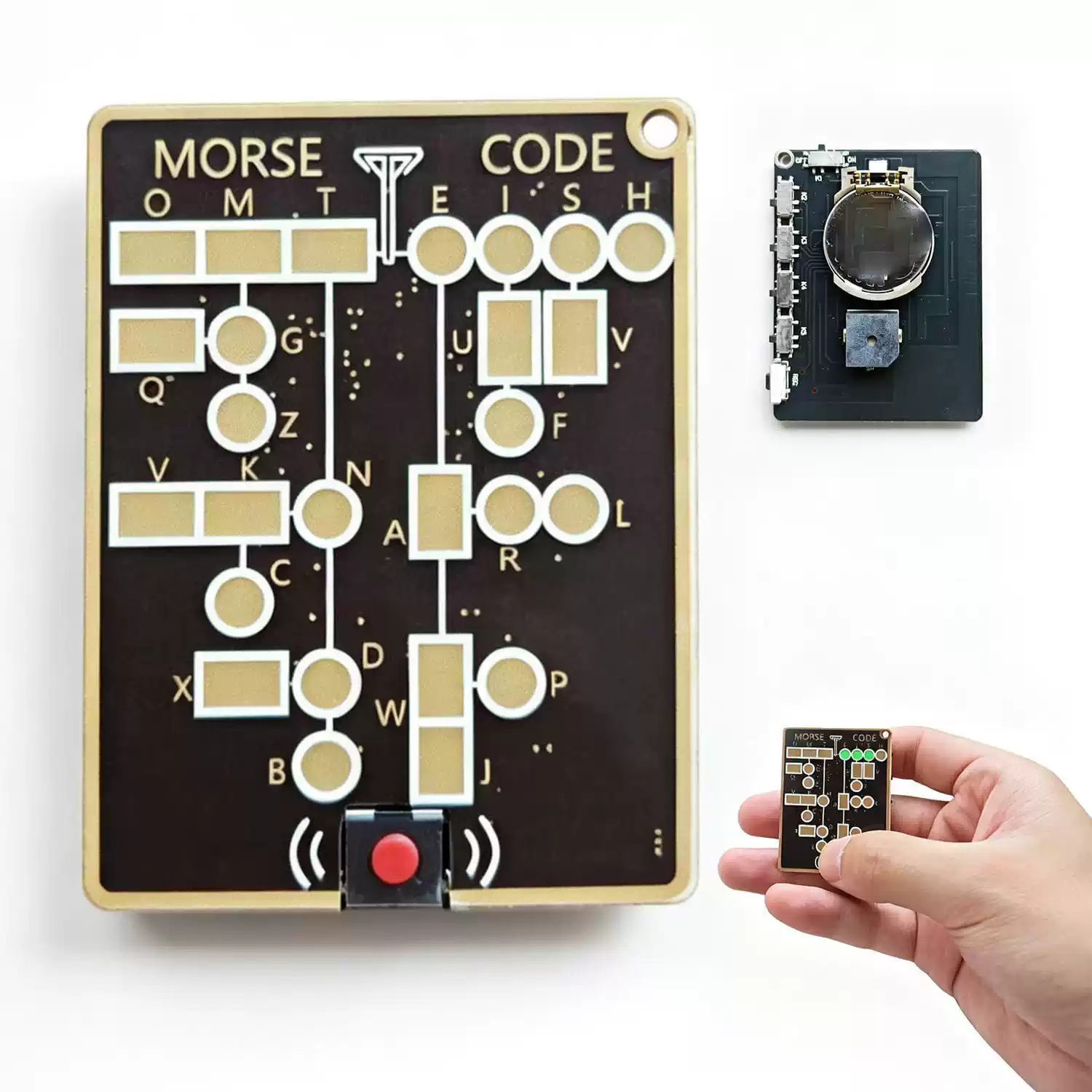 Electronics And Gadgets With Y - Cartão Treinador de Código Morse Portátil