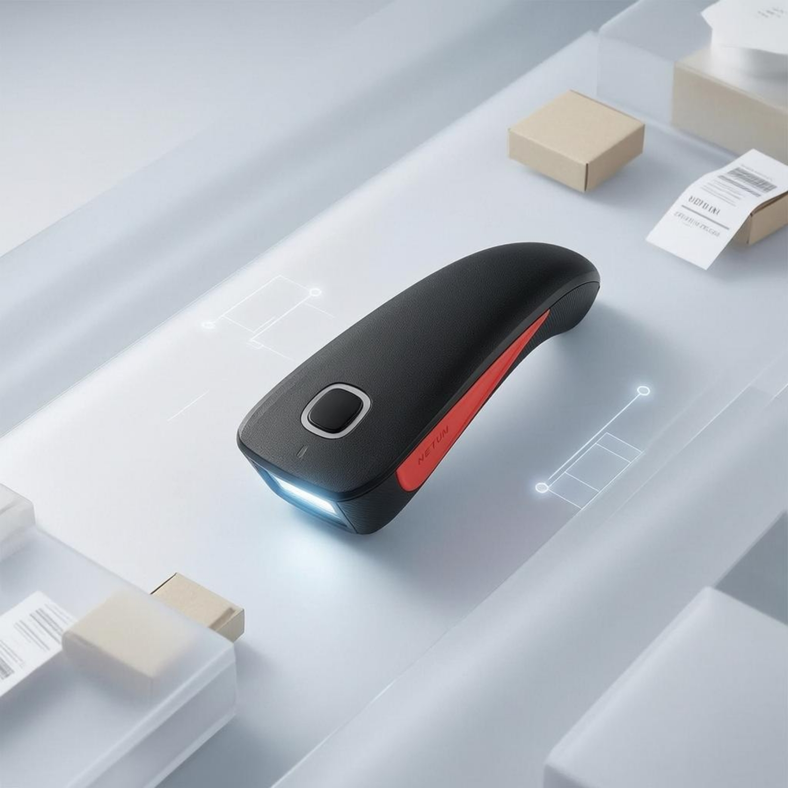 Leitor de Código de Barras Blu - Barcode Scanner Wireless avaliação e preço