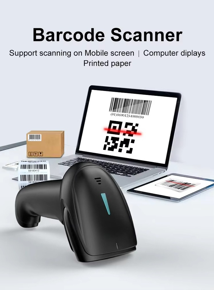 Leitor de Código de Barras Sem - Barcode Scanner Wireless avaliação e preço