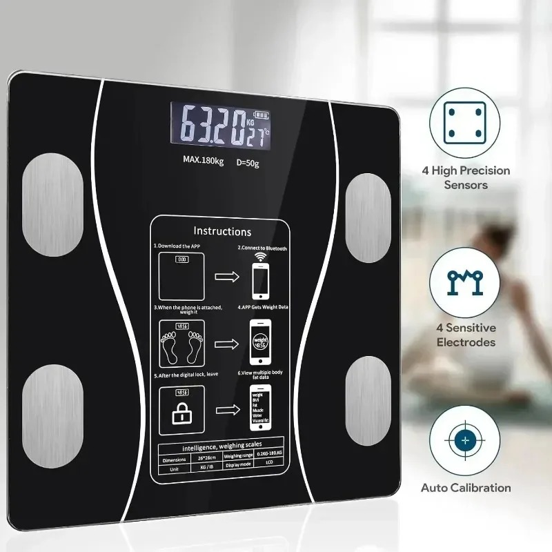 Balança de gordura corporal, b - Body Fat Scale Smart avaliação e preço