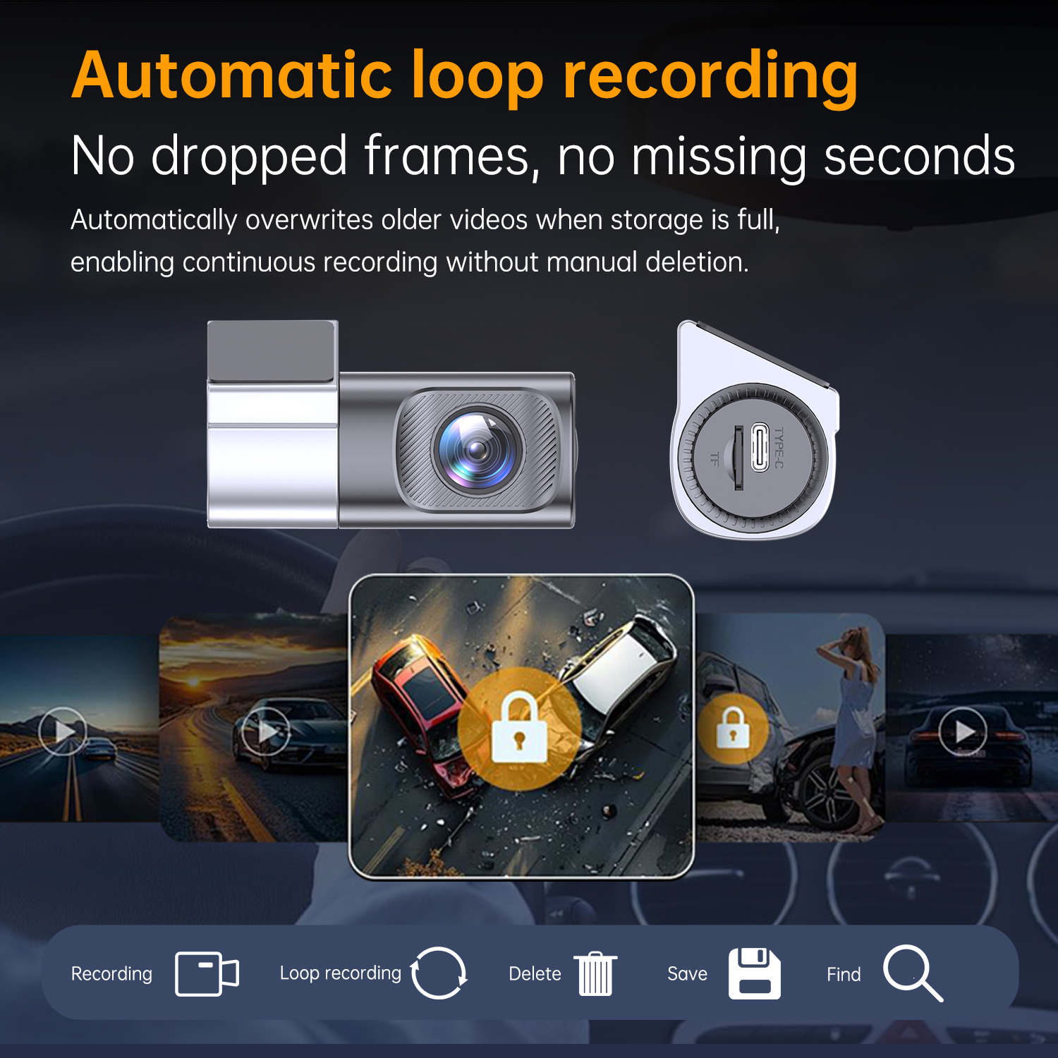 NOVO DashCam para Carro 1080P  - Panoramic Dash Cam 360 avaliação e preço