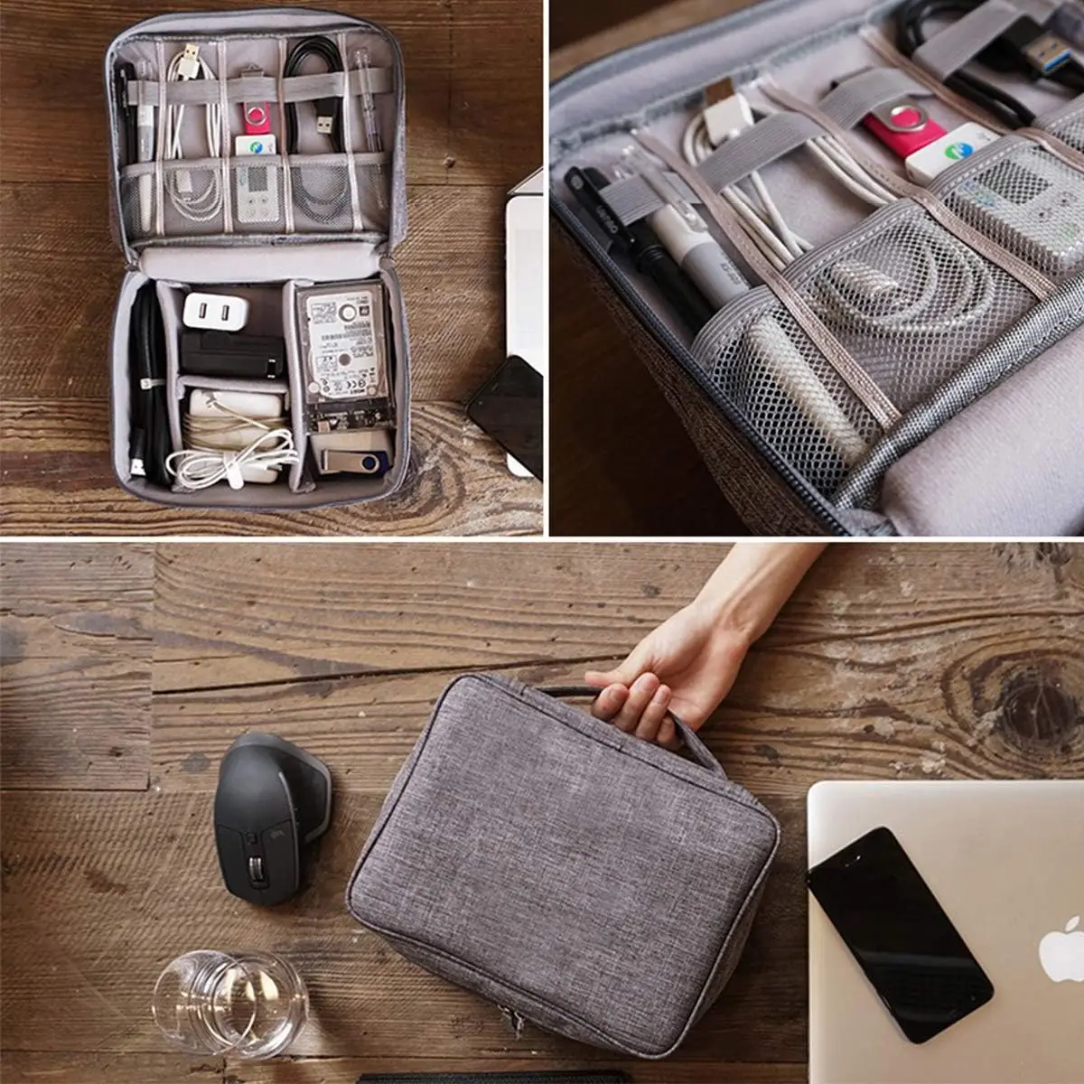 Bolsa Digital Multifuncional P - Electronics Gadgets Bag avaliação e preço