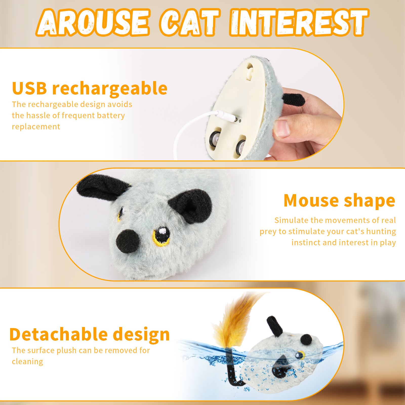 Gato mouse interativo brinqued - Auto Mouse Mover avaliação e preço