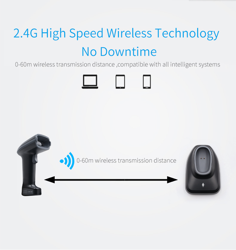 Scanner de código de barras se - Barcode Scanner Wireless avaliação e preço