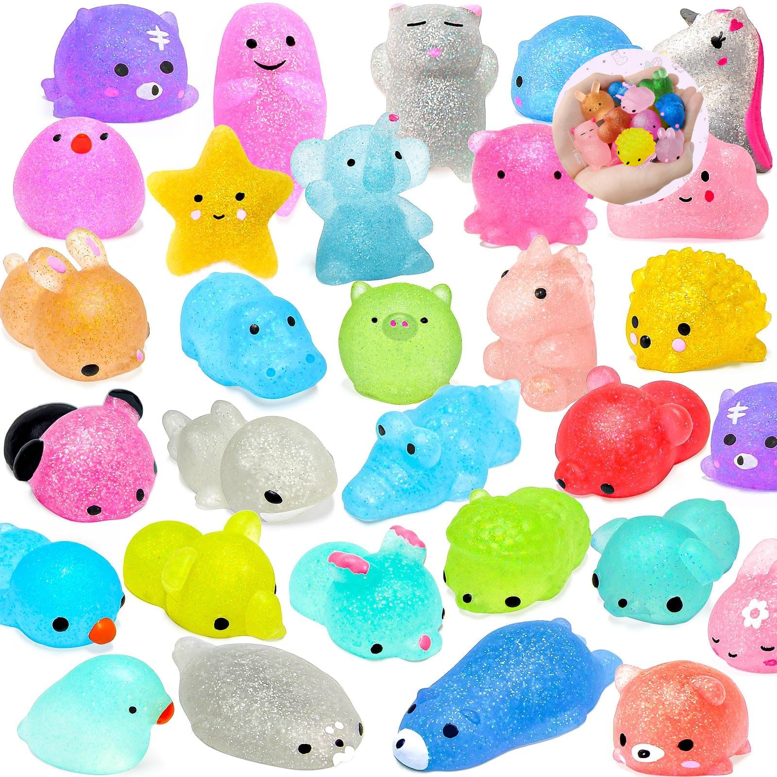 10/20/40 mochi brinquedos mole - Electronics Gadgets Bag avaliação e preço