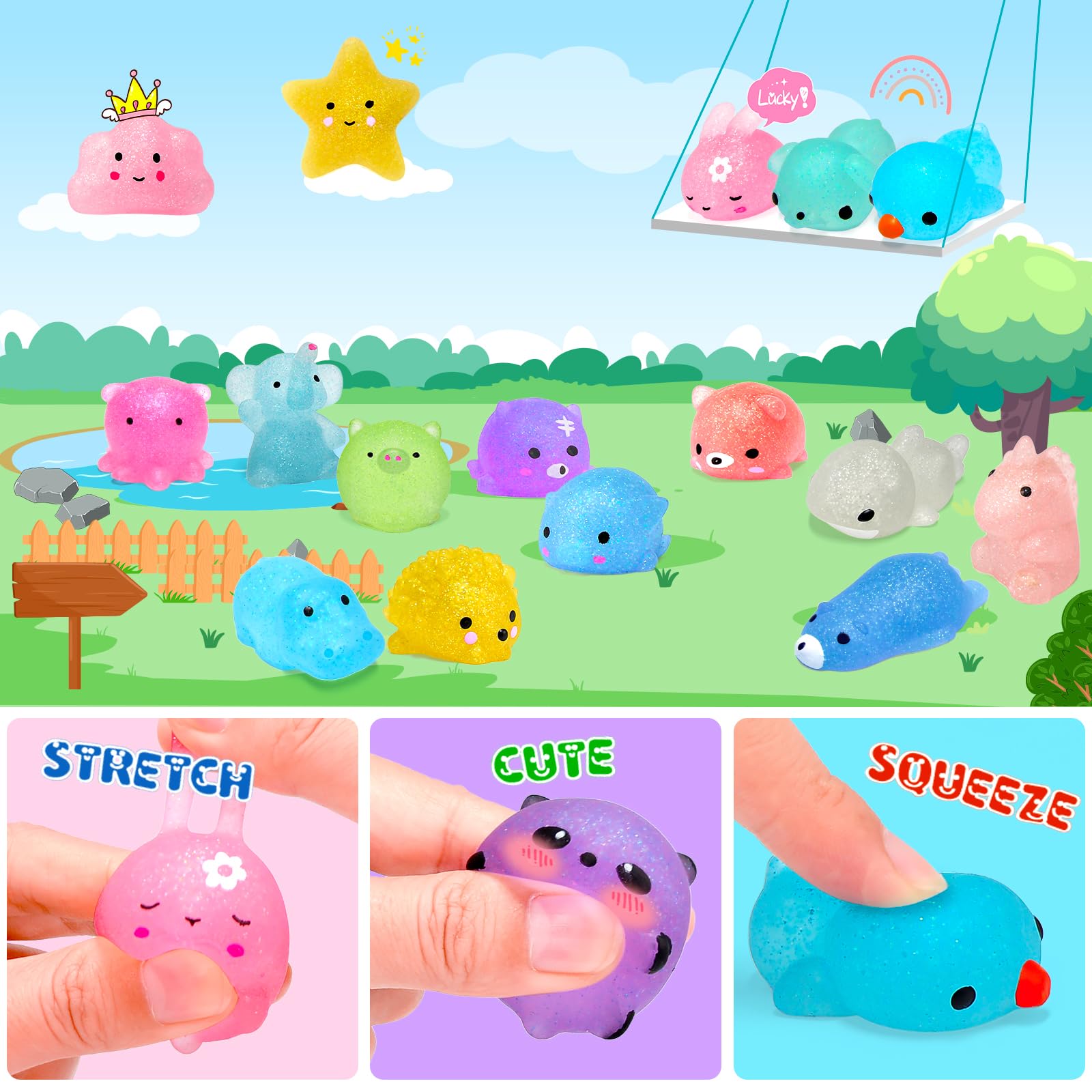 10/20/40 mochi brinquedos mole - Electronics Gadgets Bag avaliação e preço