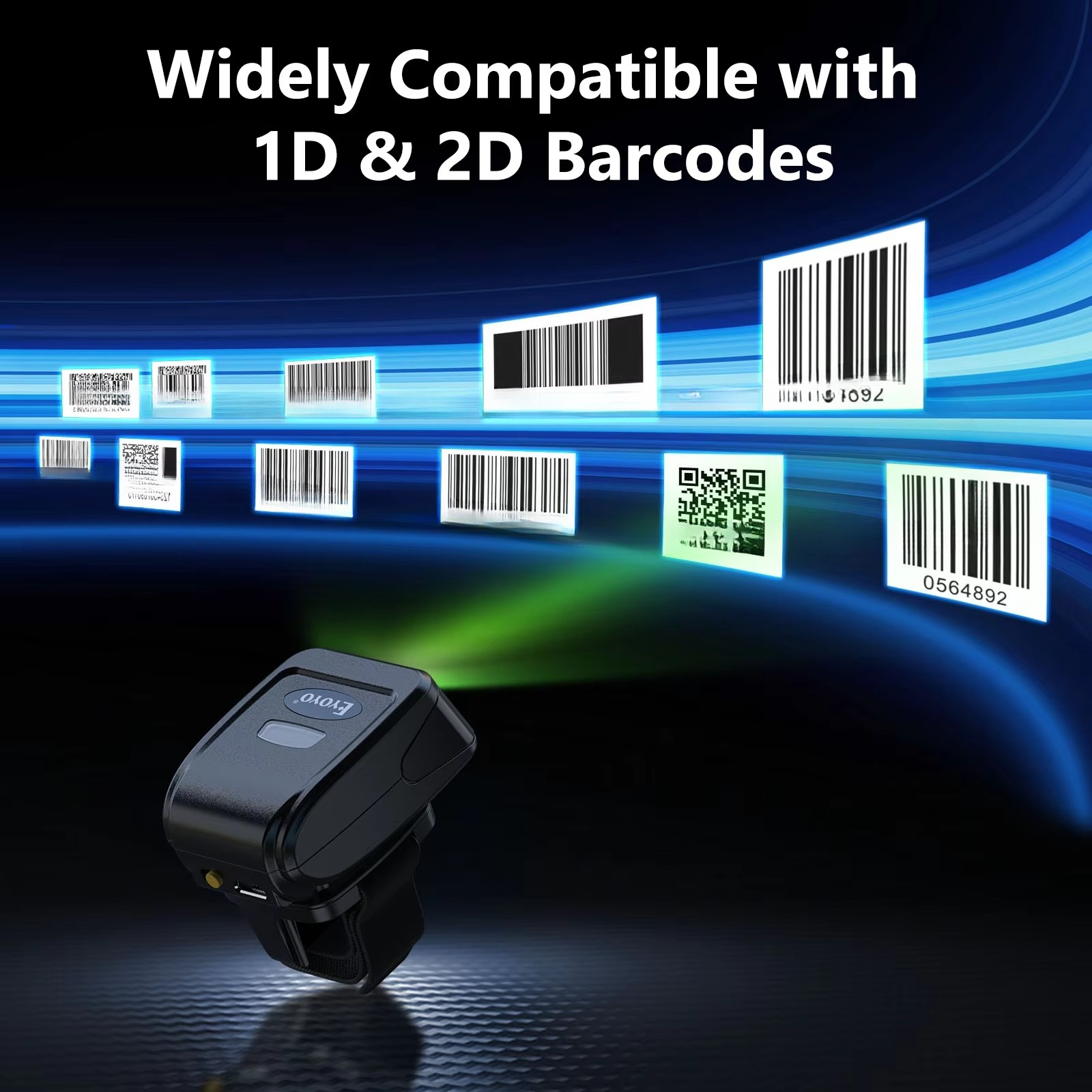 Leitor de Código de Barras Int - Barcode Scanner Wireless avaliação e preço