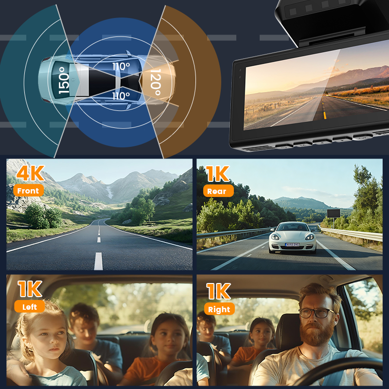 Câmera DVR para Carro com WiFi - Panoramic Dash Cam 360 avaliação e preço