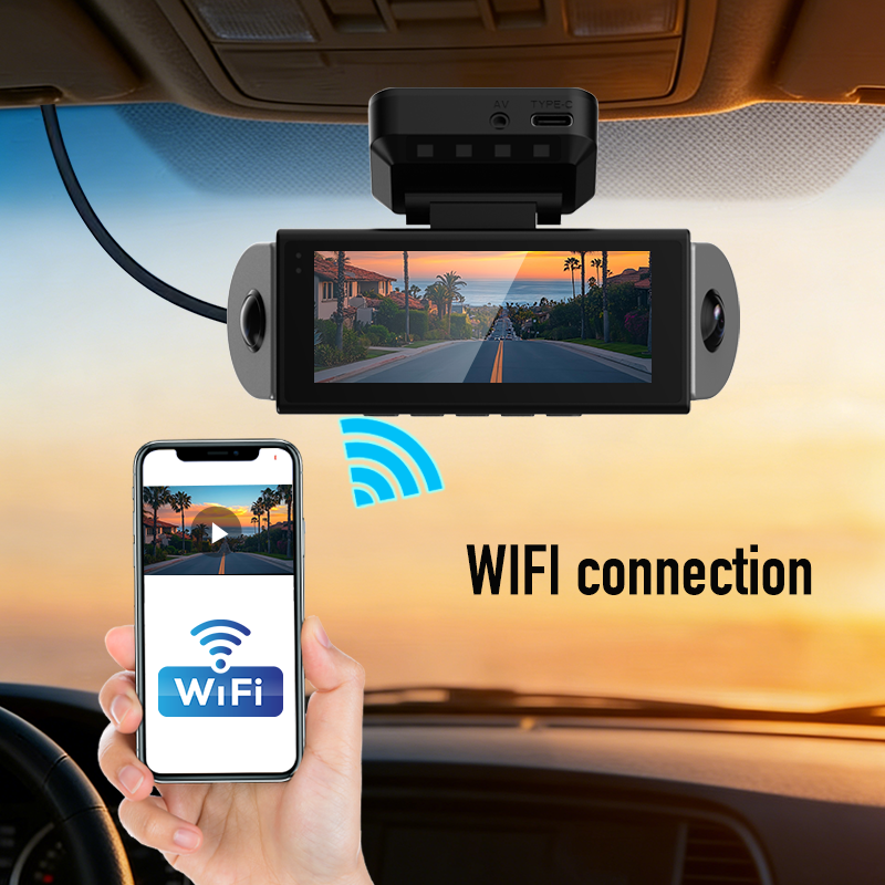 Câmera DVR para Carro com WiFi - Panoramic Dash Cam 360 avaliação e preço