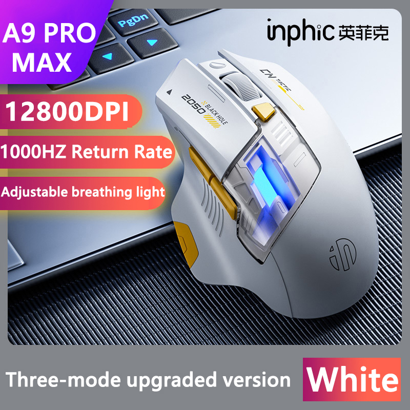 Mouse Gamer Inphic A9 PRO MAX  - Auto Mouse Mover avaliação e preço