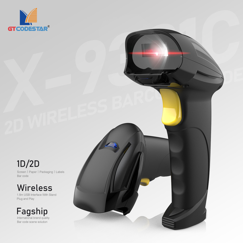 Gtcodestar X-9301C armazém tra - Barcode Scanner Wireless avaliação e preço