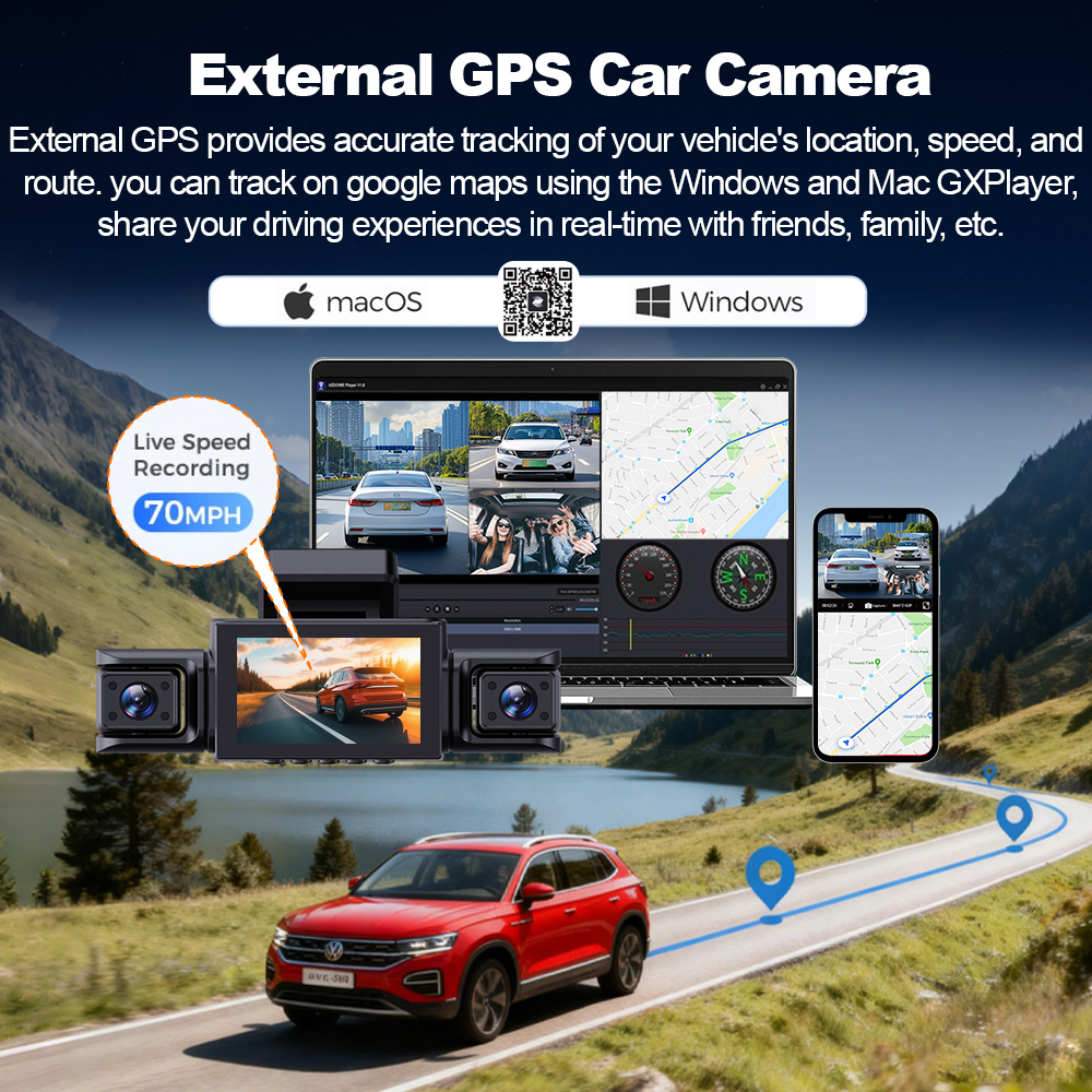 Câmera Veicular BEPOCAM 4K com - Panoramic Dash Cam 360 avaliação e preço