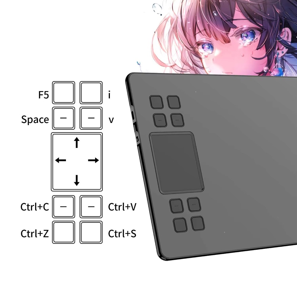 Tablet de desenho de 10 × 6 po - Digital Drawing Tablet avaliação e preço