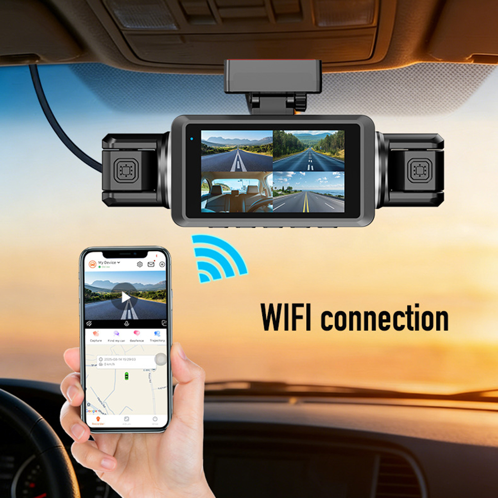 Câmera Veicular 2K de 4 Canais - Panoramic Dash Cam 360 avaliação e preço