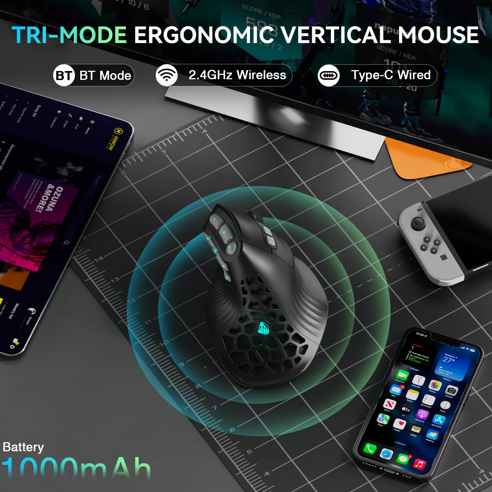 Mouse Vertical SOLAKAKA E9 Pro - Auto Mouse Mover avaliação e preço