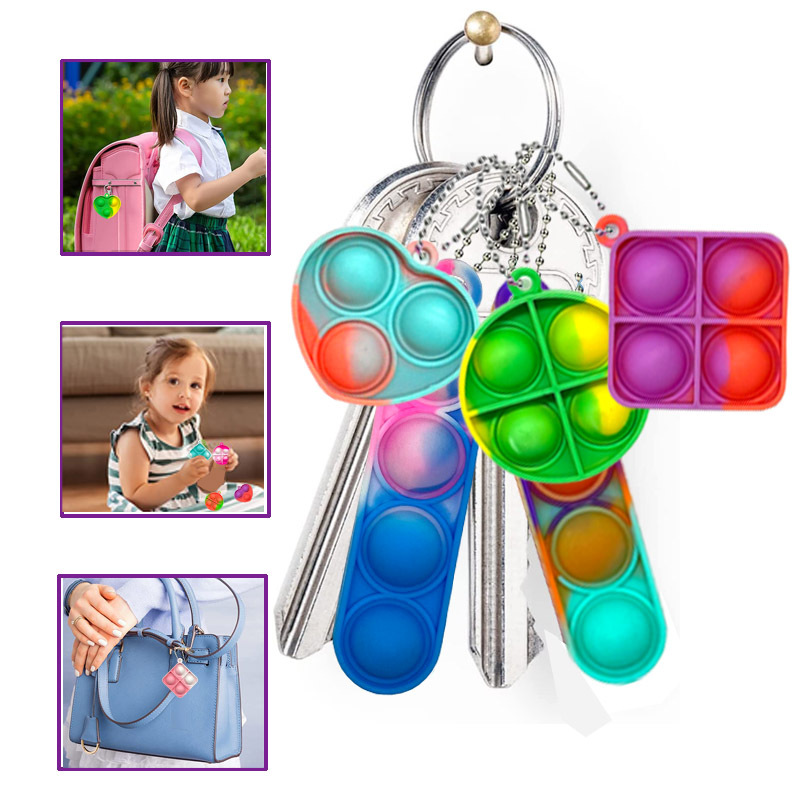 20 pçs mini pop chaveiro crian - Electronics Gadgets Bag avaliação e preço