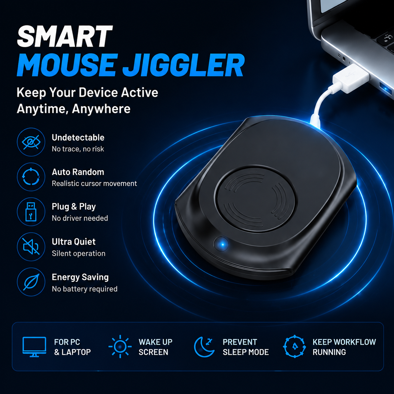 Dispositivo de movimentação de - Auto Mouse Mover avaliação e preço