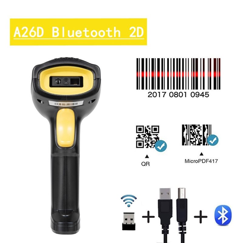 Scanner de Código de Barras Se - Barcode Scanner Wireless avaliação e preço