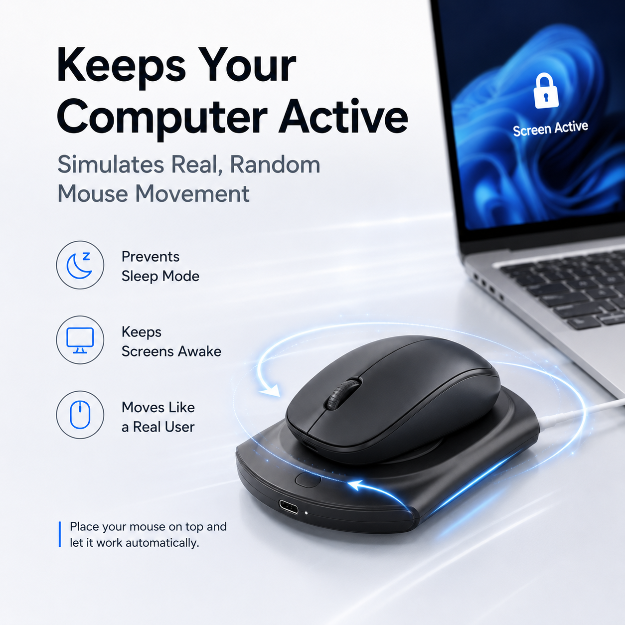 Dispositivo de movimentação de - Auto Mouse Mover avaliação e preço