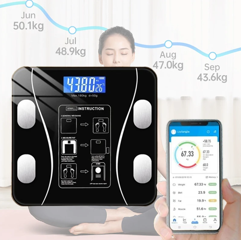 Balança de gordura corporal pr - Body Fat Scale Smart avaliação e preço